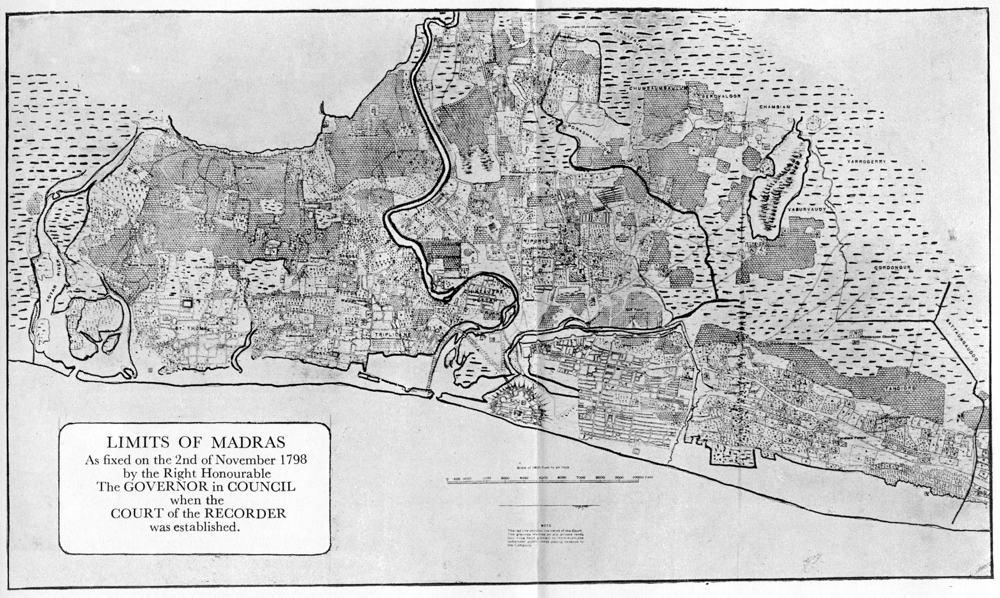 Madras City in 1798